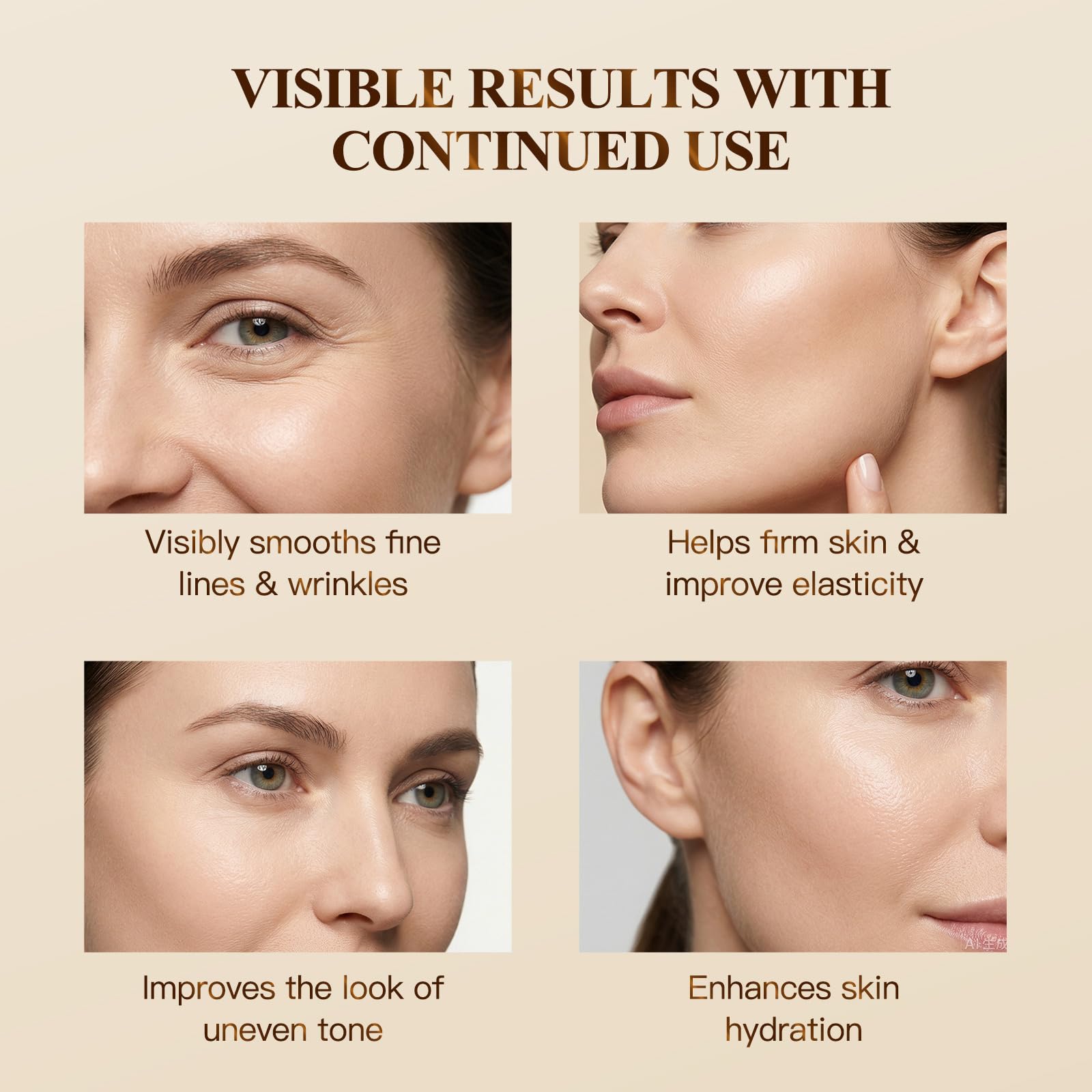 HKH Retinol Serum Capsules applying routine demonstrates smooth, quick-use application.