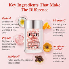 HKH serum texture close-up shows lightweight non-greasy finish for daily use