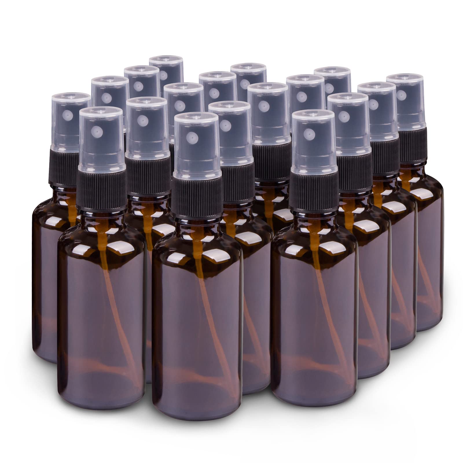 hmaimas amber glass spray bottle 2oz set for versatile liquids