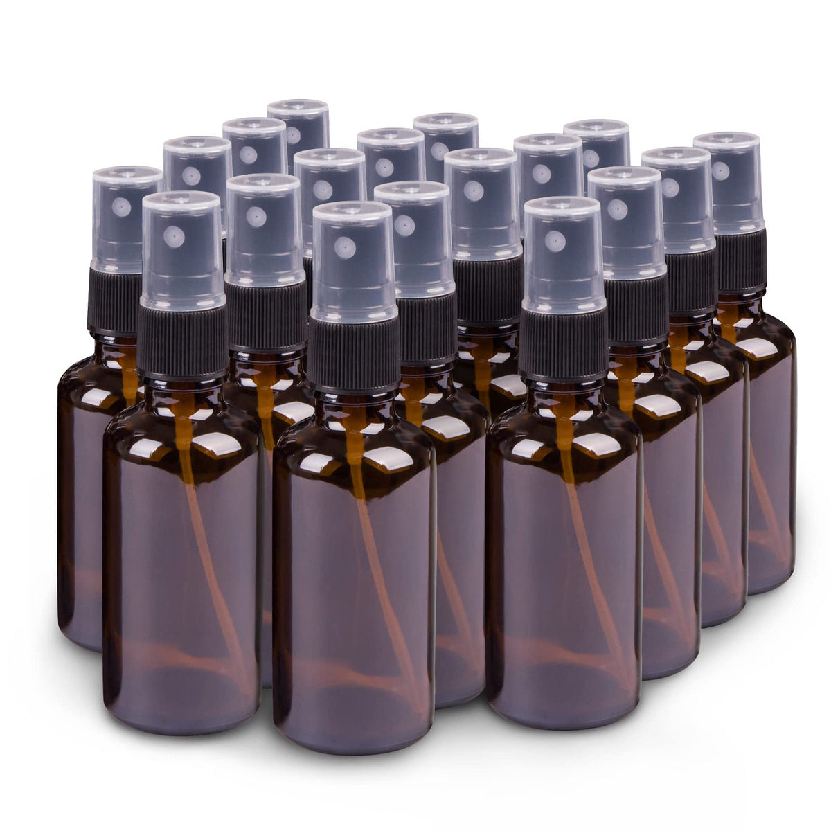 hmaimas amber glass spray bottle 2oz set for versatile liquids