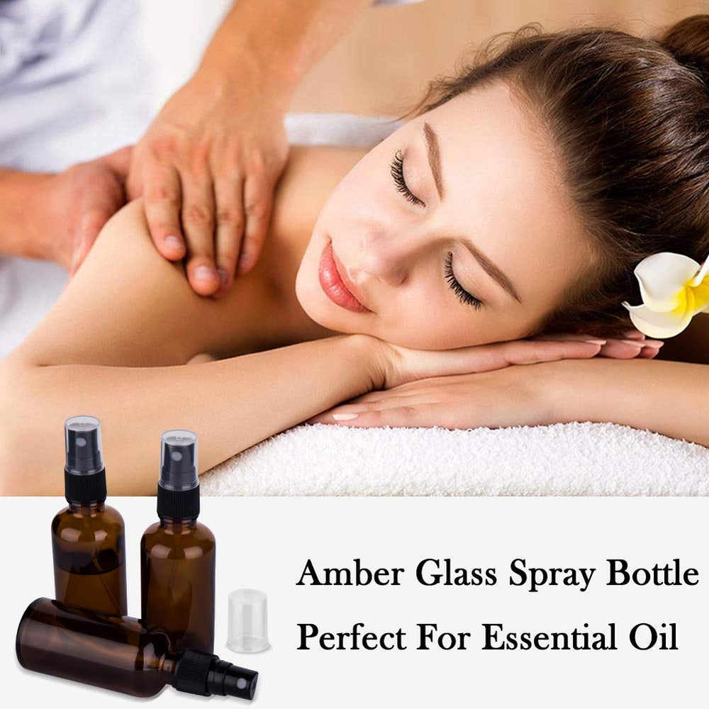 hmaimas BPA-free lead-free amber spray bottle