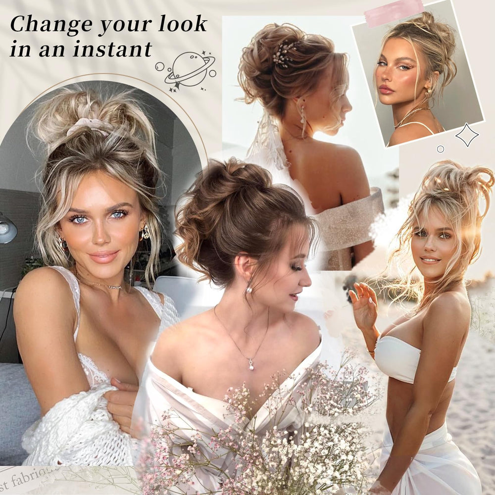 HMD Clip-in ponytail extension delivers instant length and fullness