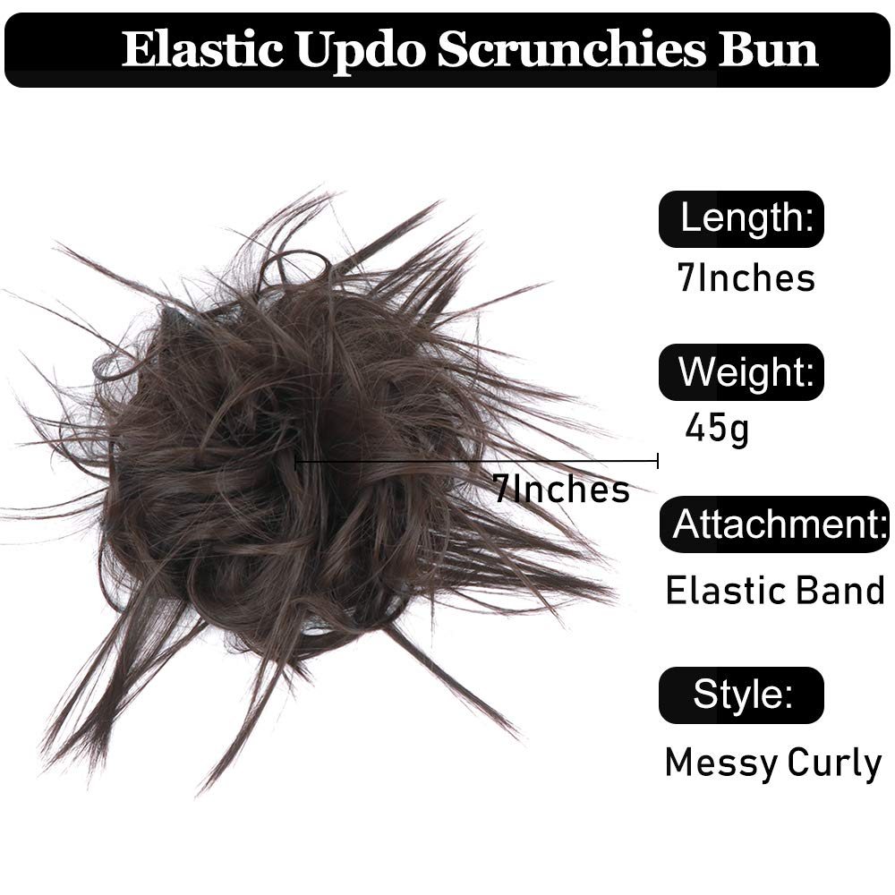 HMD hair piece ponytail extension blends with natural color for seamless transition
