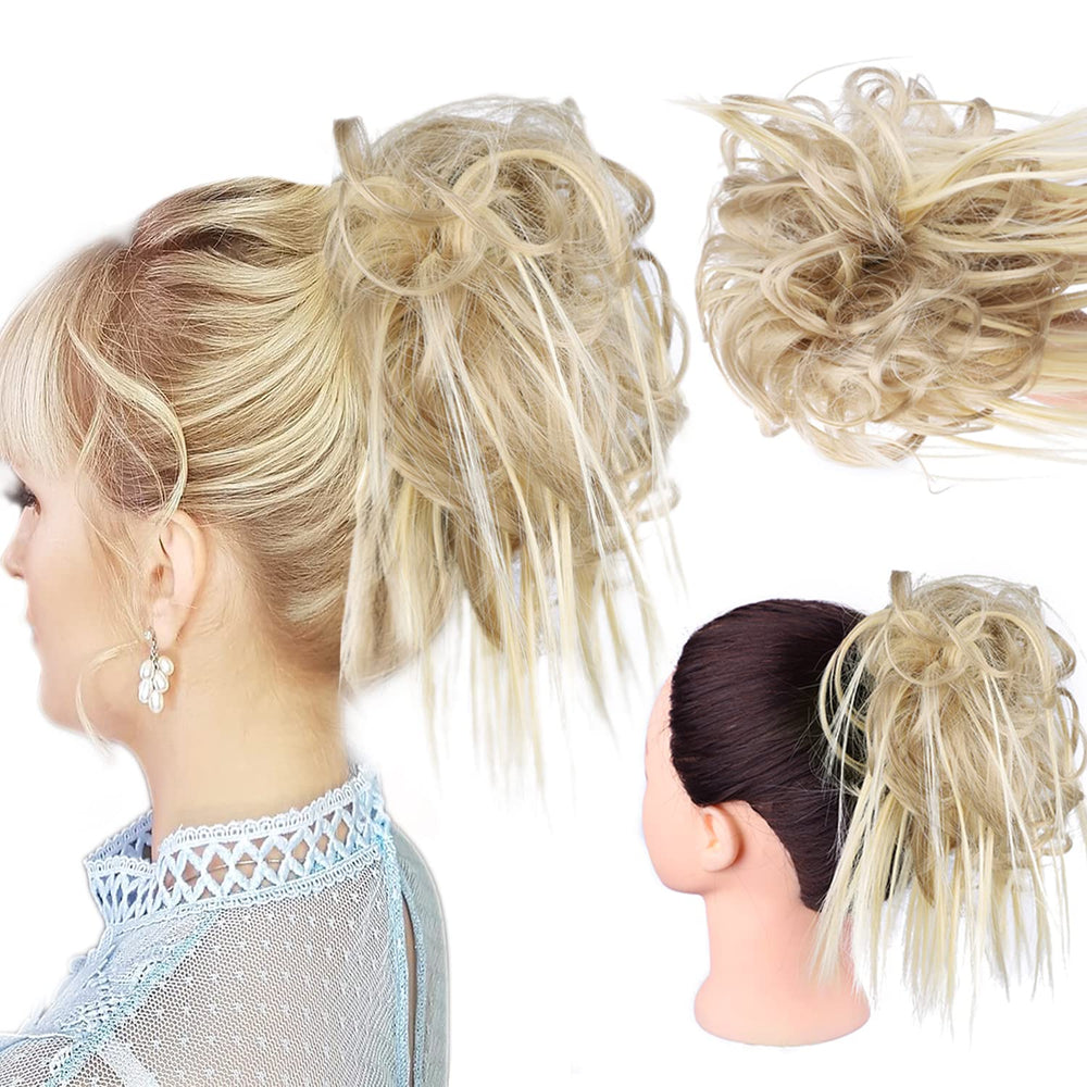 HMD Tousled Updo hair piece adds natural volume to bun