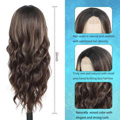 HMHIFI hand-knitted lace part detail for realistic hairline