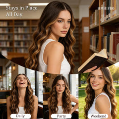 HMHIFI secure-fit wig net promotes comfortable wear during all-day activities