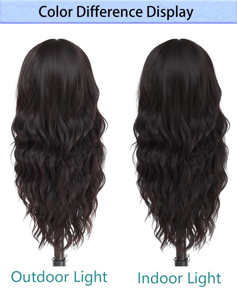 HMHIFI secure-fit wig net with elastic straps for comfortable wear.