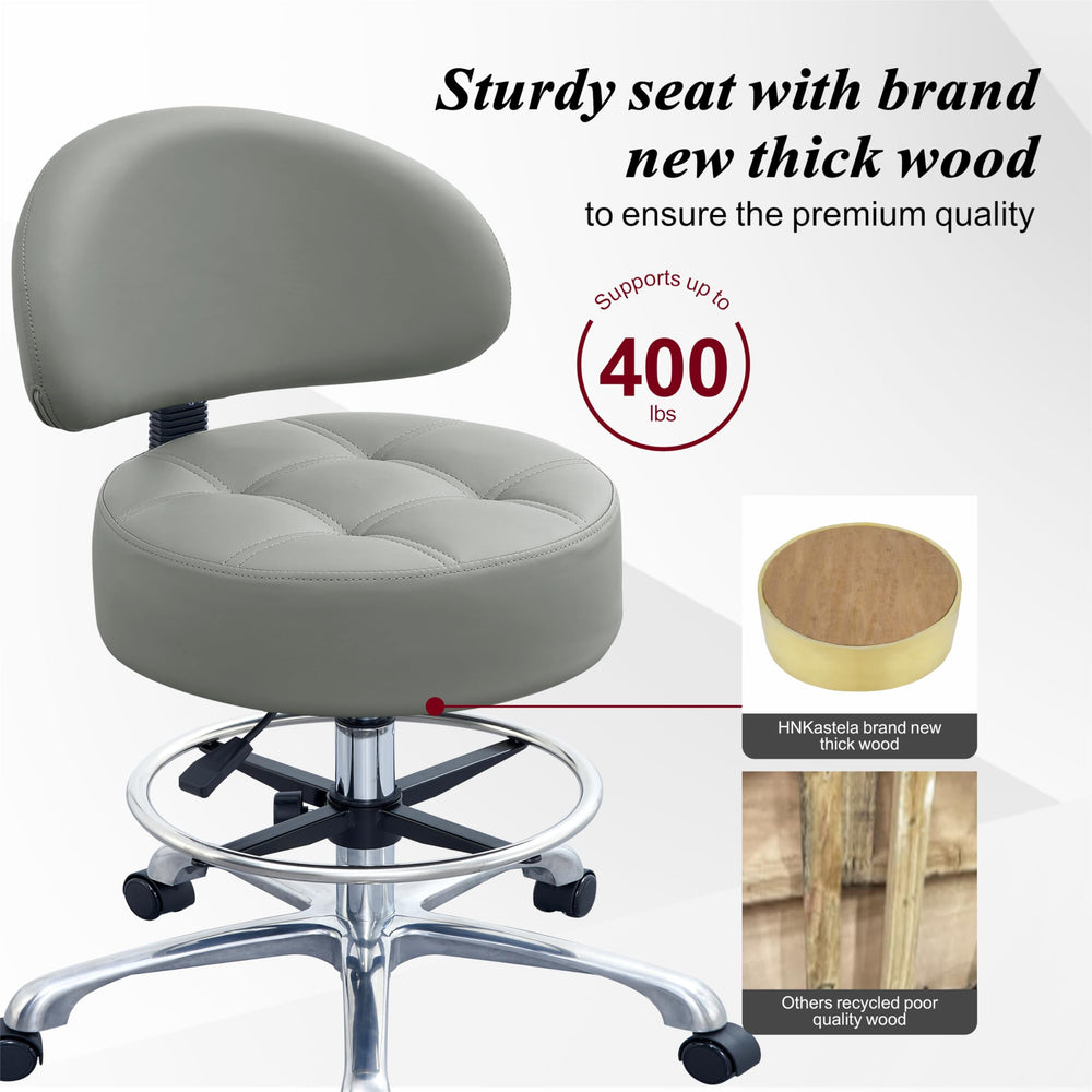 HNKastela reinforced steel base delivers stability for professional environments.