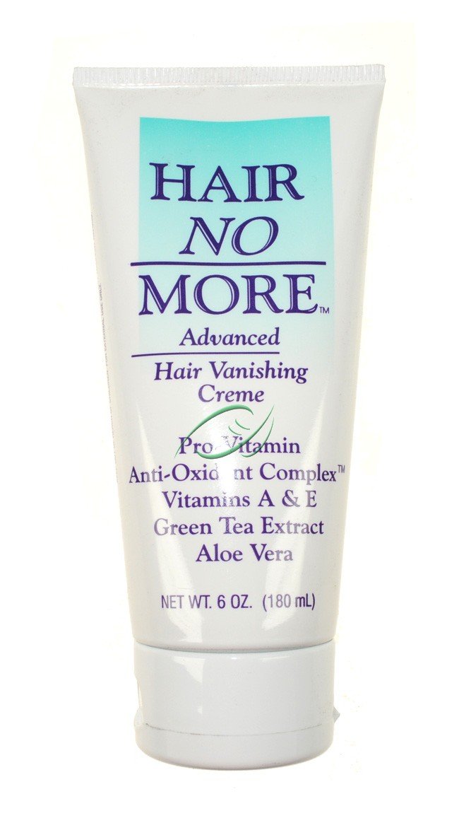 HNM Hair No More Advanced Hair Remover Cream 6 oz bottle front view for long-lasting smooth skin.