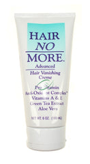HNM Hair No More Advanced Hair Remover Cream 6 oz bottle front view for long-lasting smooth skin.