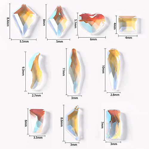 HNUIX iridescent AB coating adds brilliant shimmer to crafts