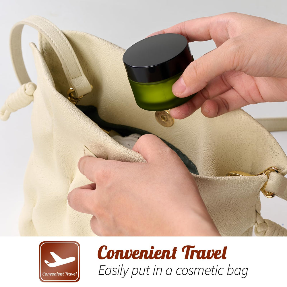 UV protected green glass shields contents from light during sun exposure.