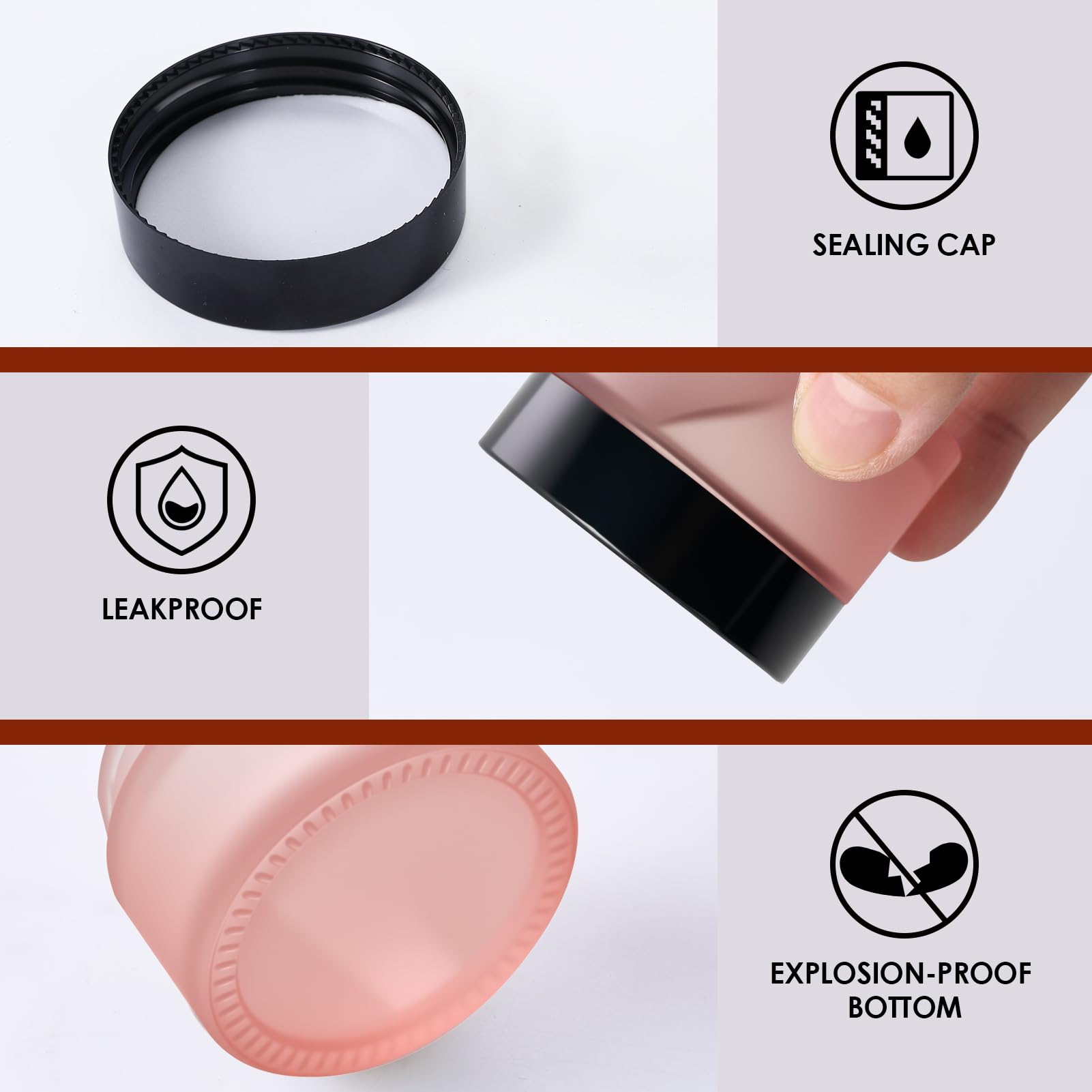 Hoa Kinh pink glass blocks light to preserve product quality