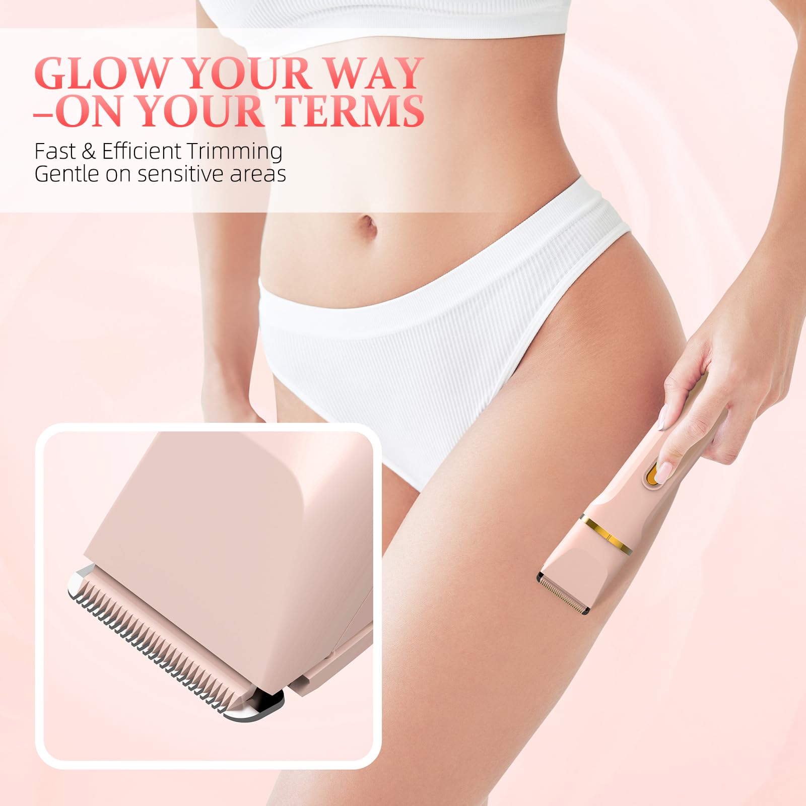 HOHOLE cordless operation enables trimming anywhere without cords