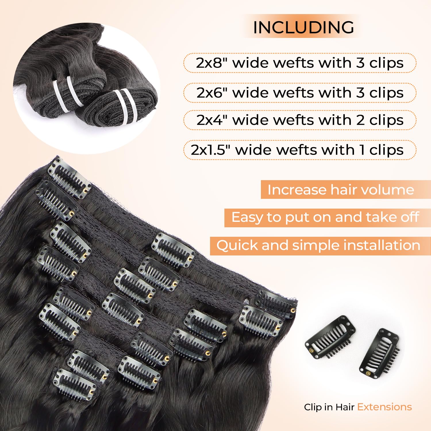 Holiden stainless steel clips ensure strong durable attachment