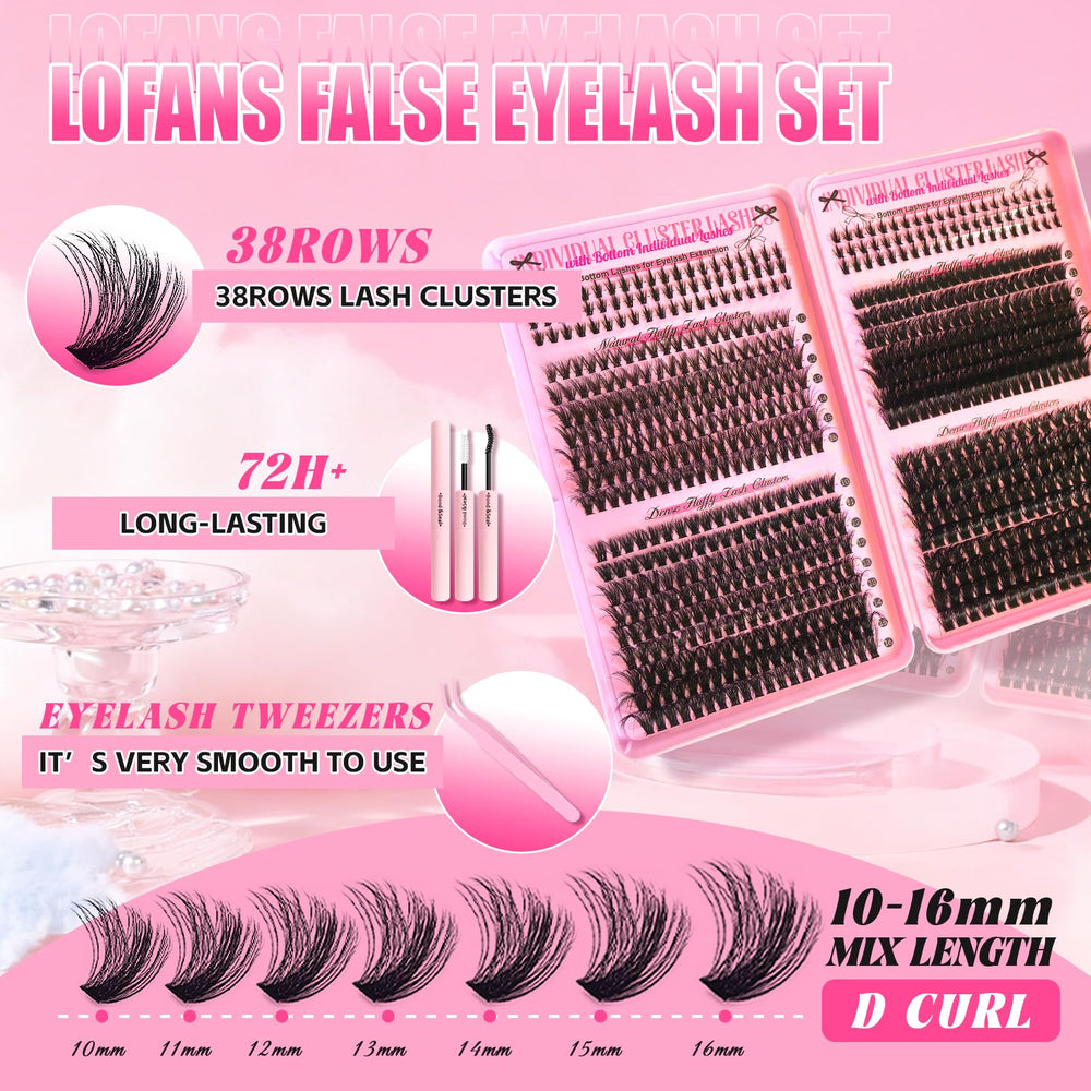 Holipet lash clusters bottom lashes for balanced, seamless lower-lash definition.