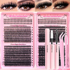 Holipet lash clusters top lashes for a natural, lightweight look.