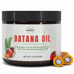 Holistic Depot Batana Oil bottle ready for hair and skin nourishment.