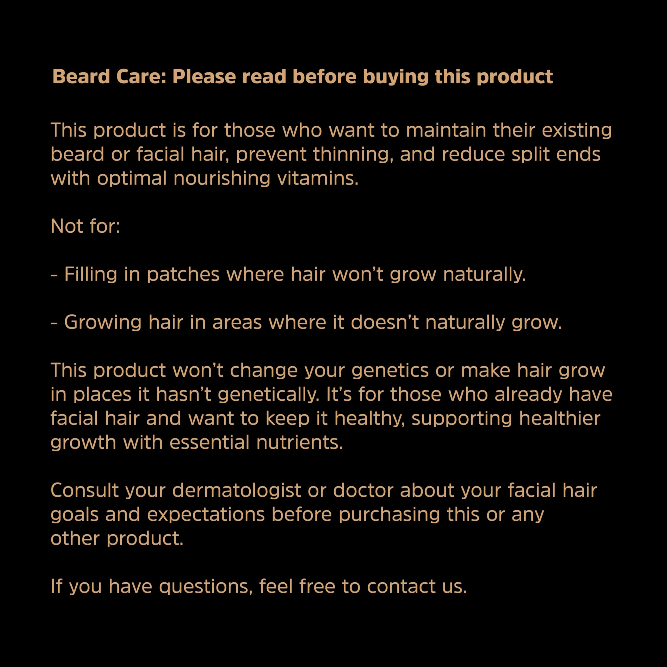 USA-made ALPHA BEARD packaging signals premium quality