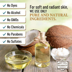 Holy City Skin Products nourishing oils blend with coconut and avocado for deep moisture.