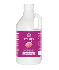 Holy Natural Rose Water bottle for face and hair, a gentle toner with refreshing aroma.