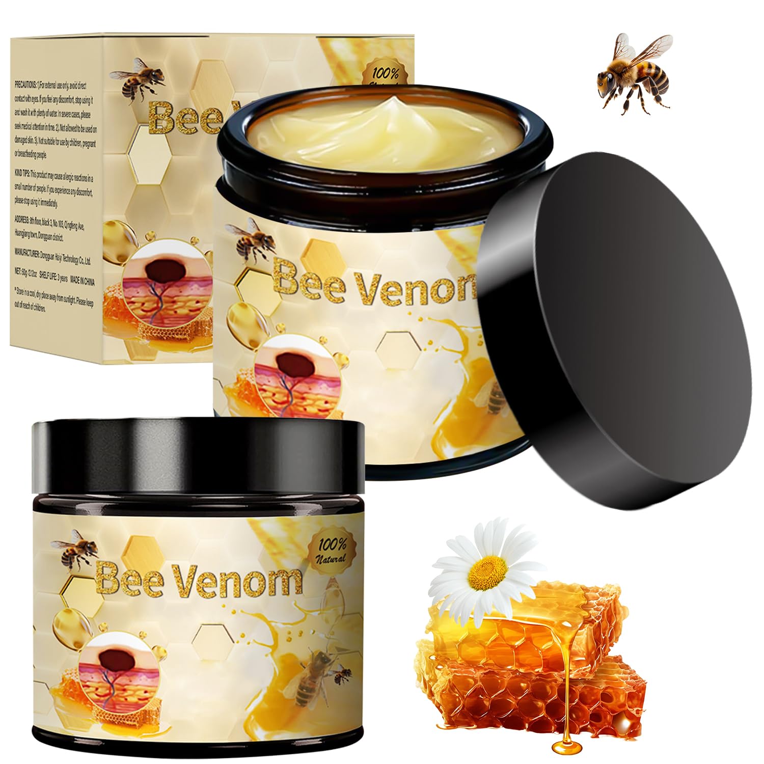 Holyarm Bee Venom Repair Cream tube front for daily skin nourishment