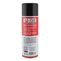 HOMBRE Red Deodorant Spray label detail highlights clean formula