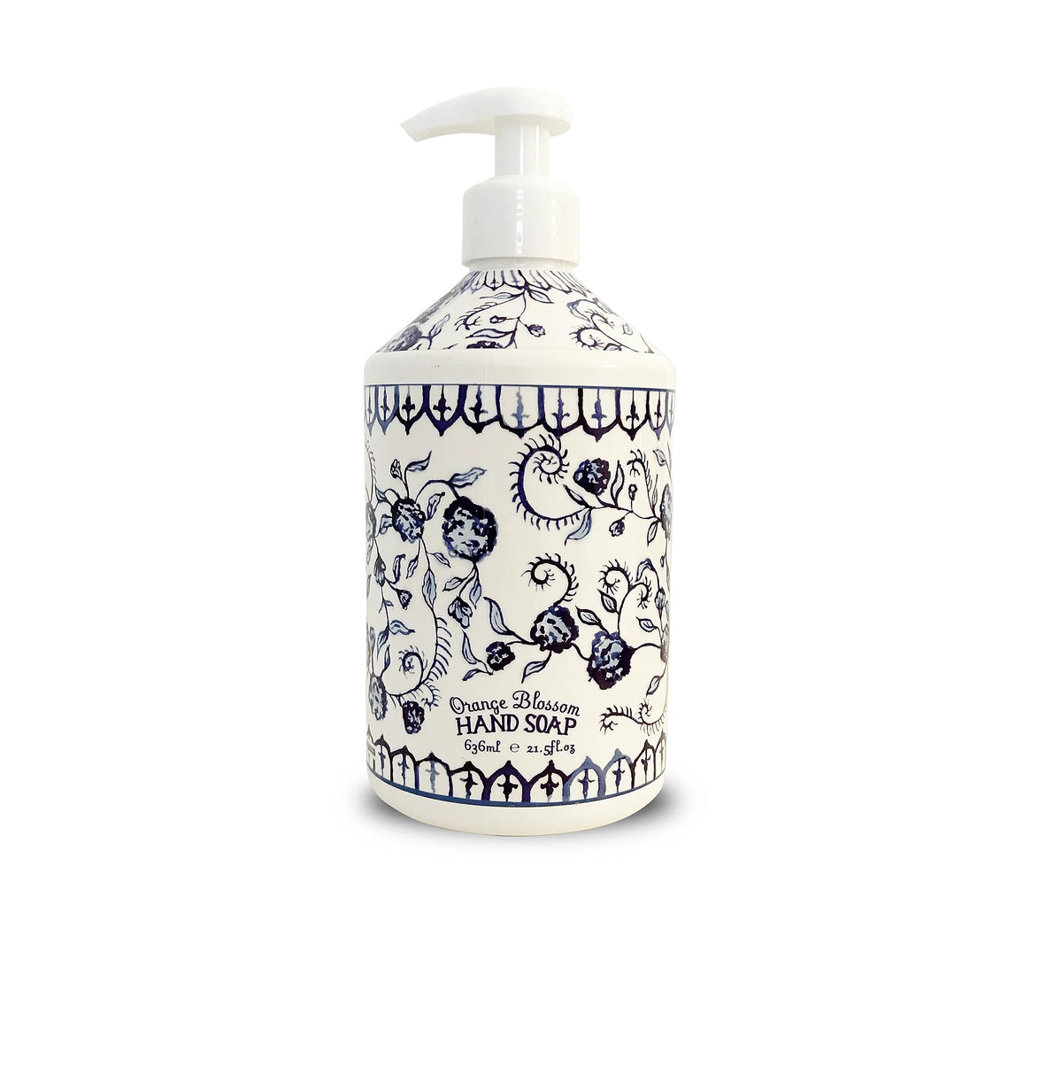 Home and Body Co. Deruta orange blossom hand soap pump bottle for clean, fragrant hands