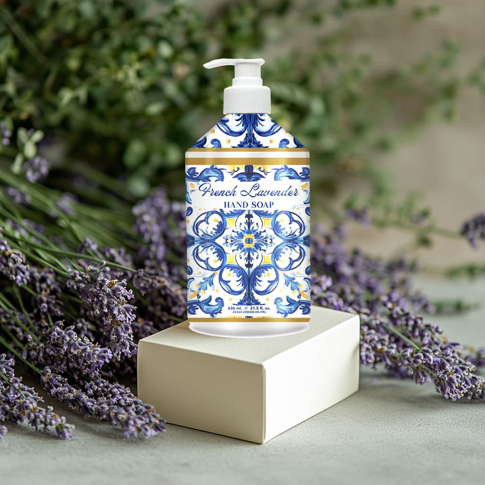Home & Body Company Dolce Breeza Meyer Lemon bottle pump with zesty scent for energizing hand washing