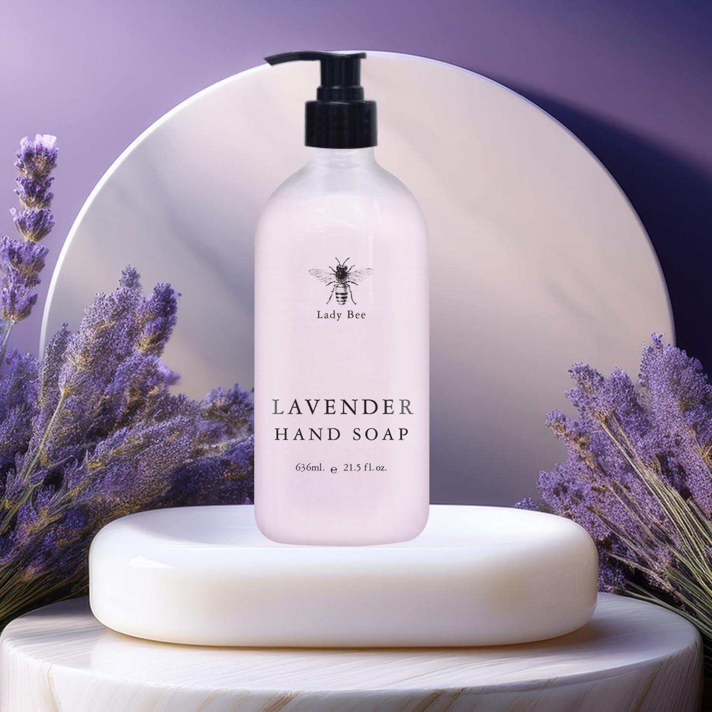 Tea Tree Mint bottle from Lady Bee set offers invigorating scent for daily hand care