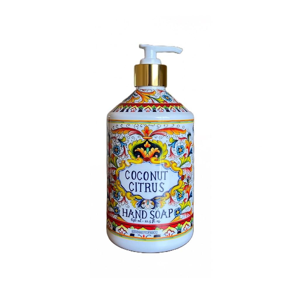 Villa Flora bathroom-display shows ready-to-use hand soap perfect for routine hand cleansing