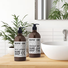 Home & Body Company Newport set of four hand soaps for home care.