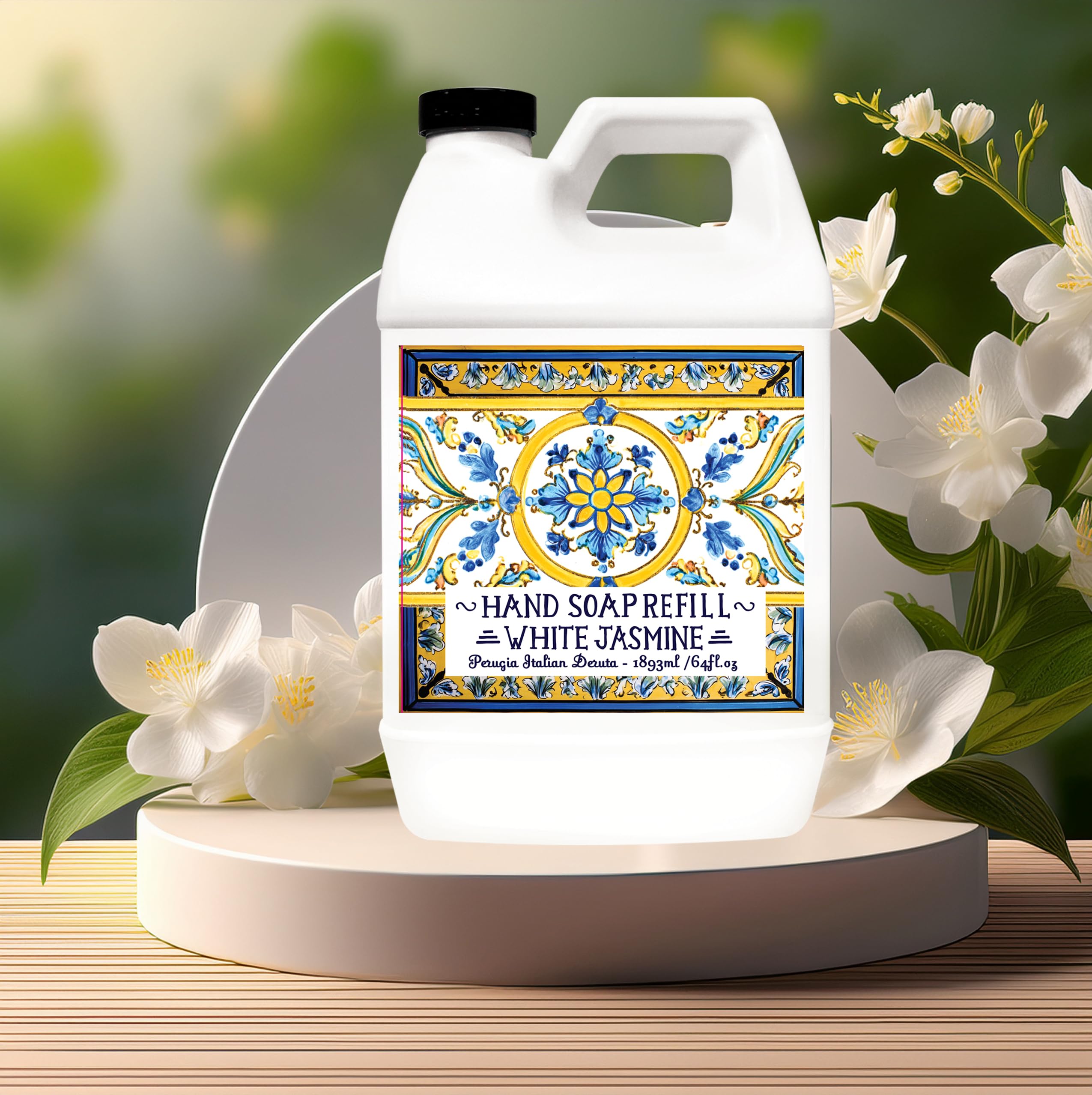 Home and Body Company Perugia deruta coconut citrus bottle promotes fresh scent in kitchens and bathrooms