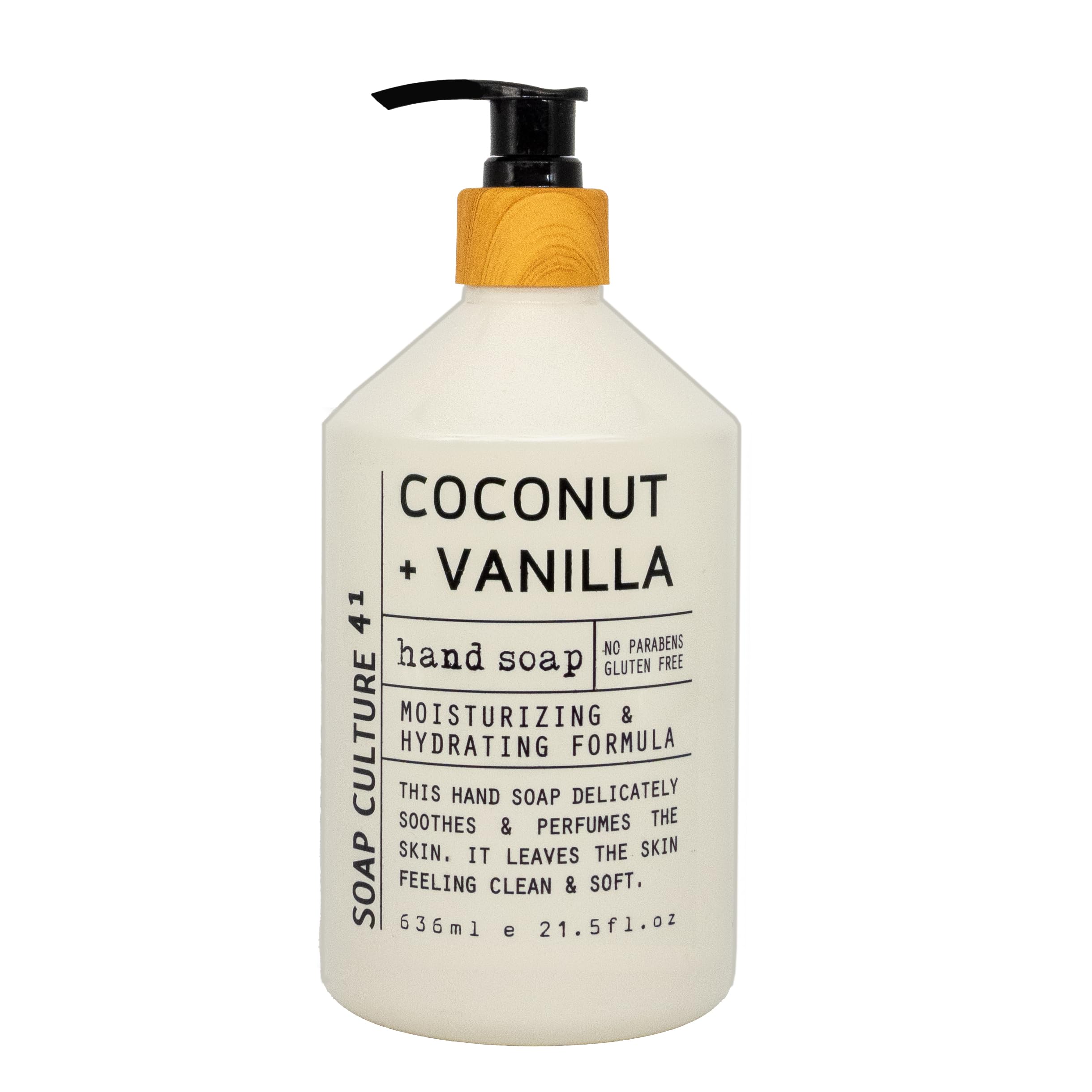 Home and Body Company Soap Culture 41 bottle pump with English Pear scent for fresh bathroom use.