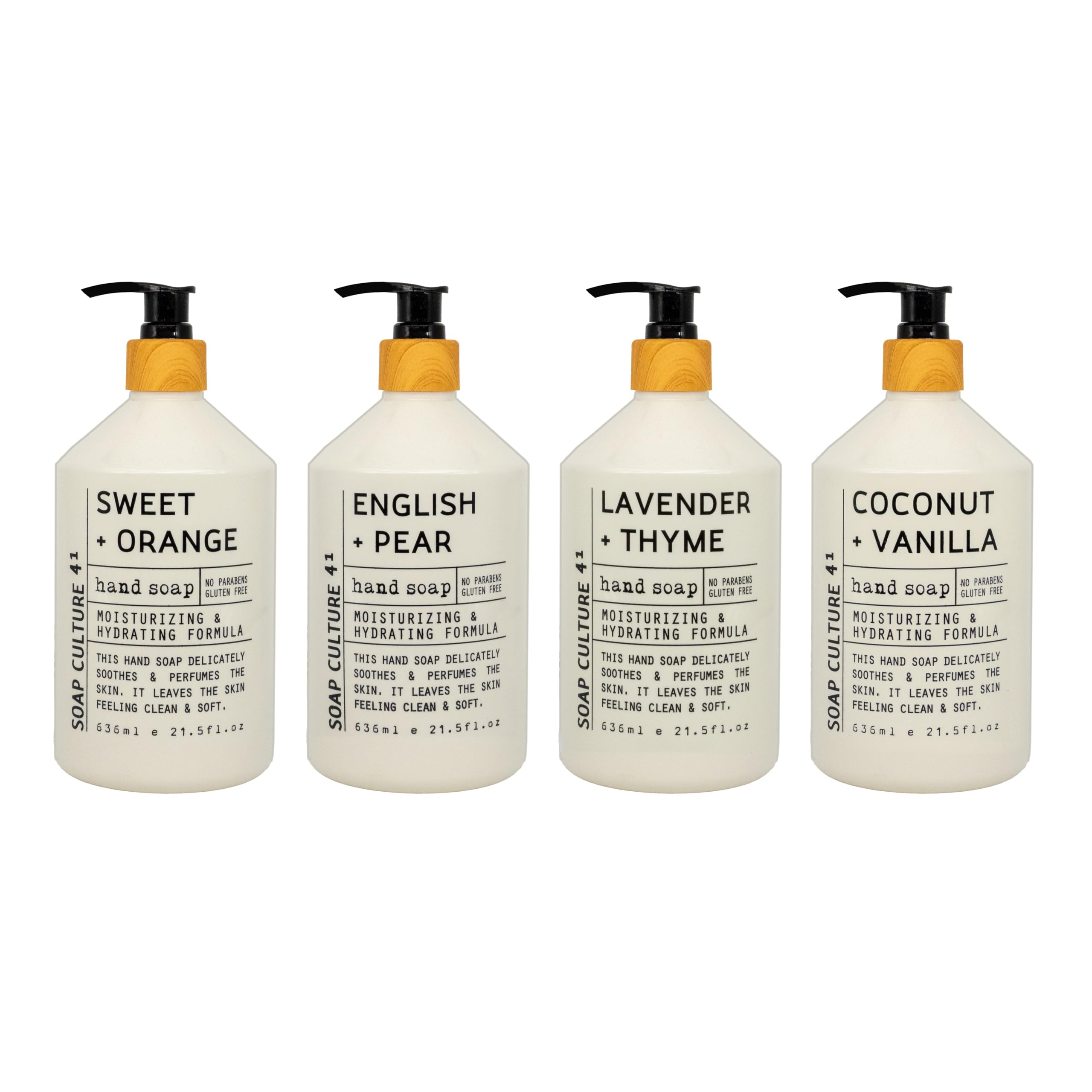 Home and Body Company Soap Culture 41 bottle pump with Sweet Orange scent for bright daily hand care.