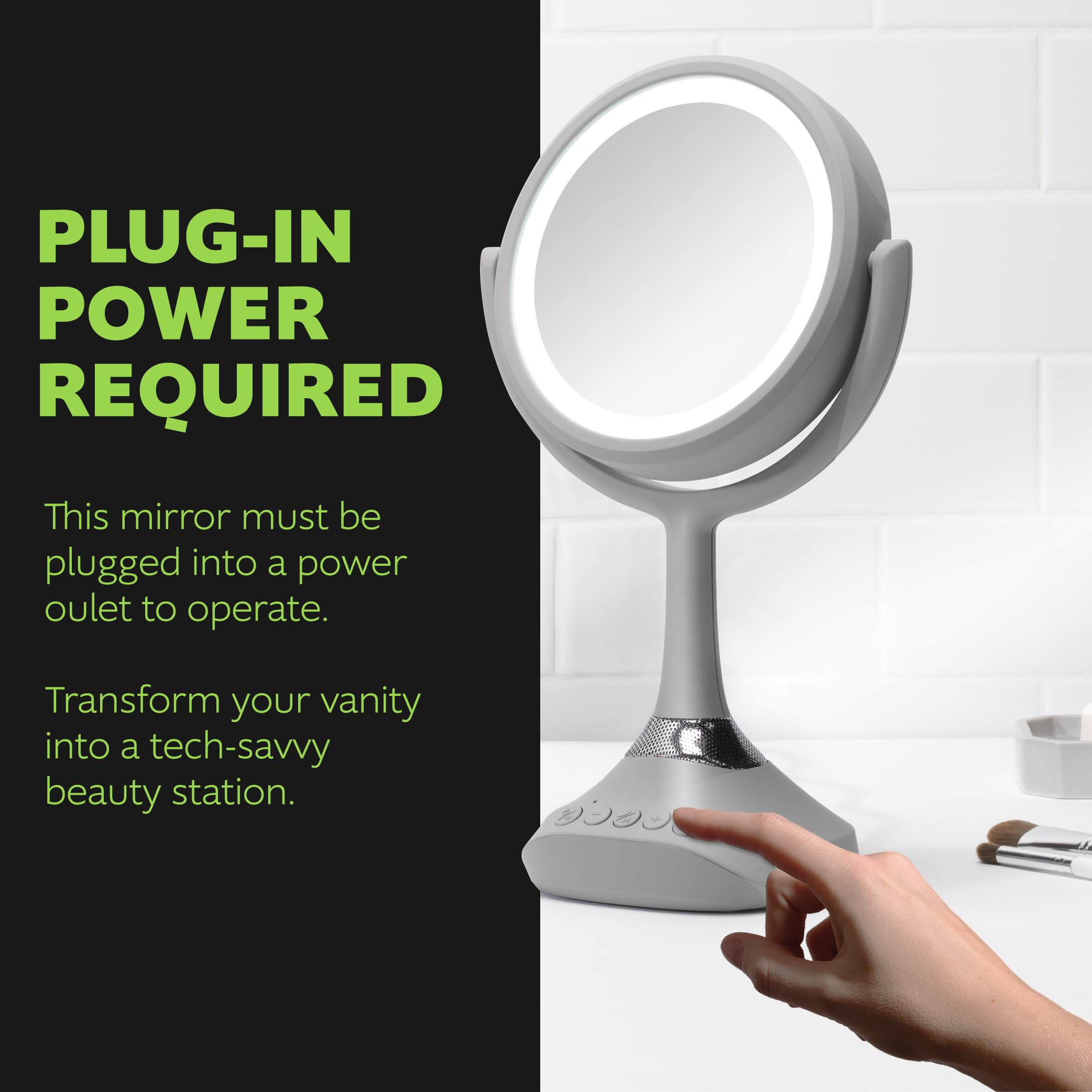 Home NetWerks compact vanity suits dorm rooms and bedrooms.