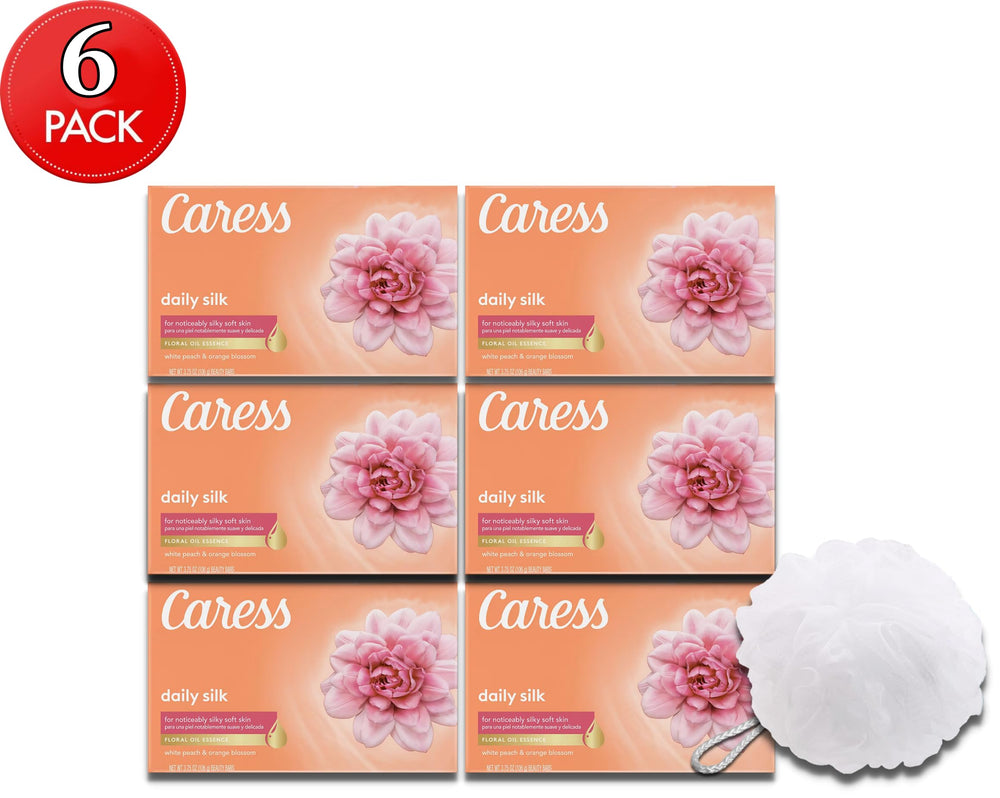 Home Sweet Bundles Caress Daily Silk Bar fragrance notes white peach and orange blossom