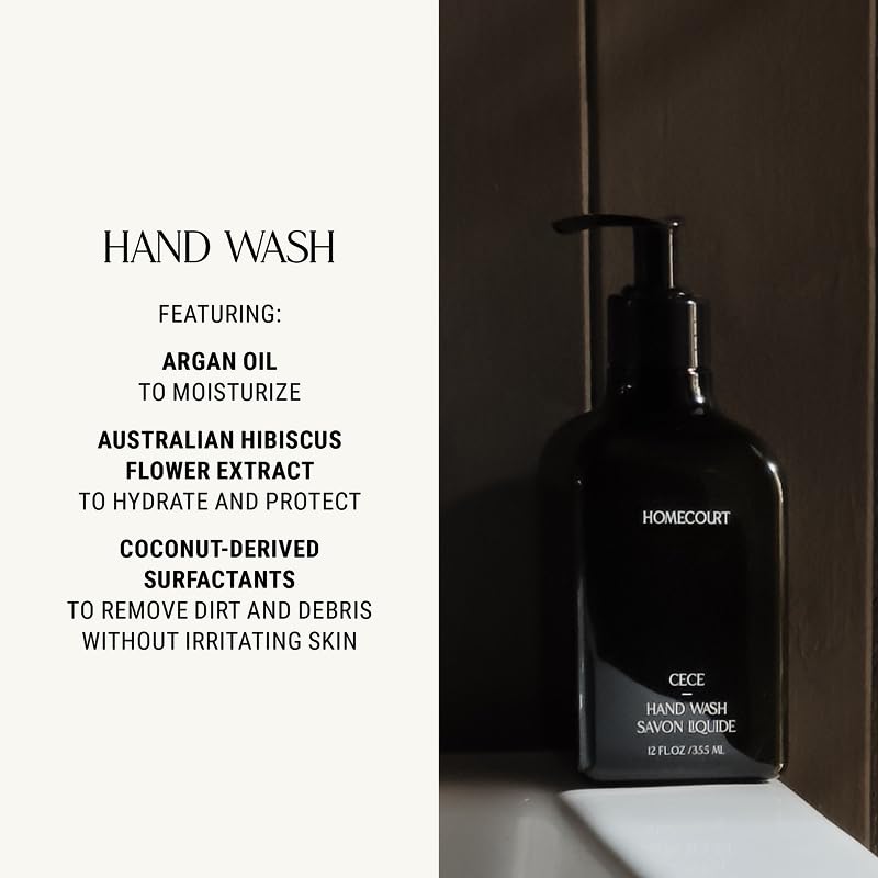 Homecourt Hand Wash Neroli Leaf pump delivers gentle cleansing