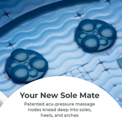 HoMedics footbath with rippled floor promoting relaxed feet and circulation