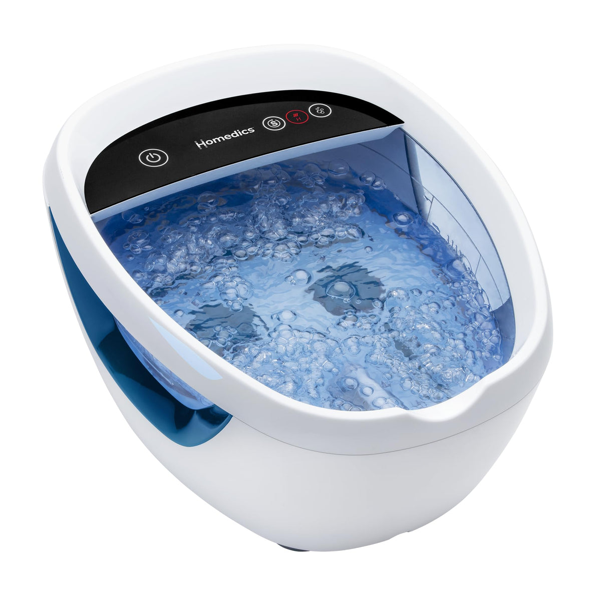HoMedics Shiatsu Bliss Footbath with Heat Boost ready for use, delivering soothing warmth