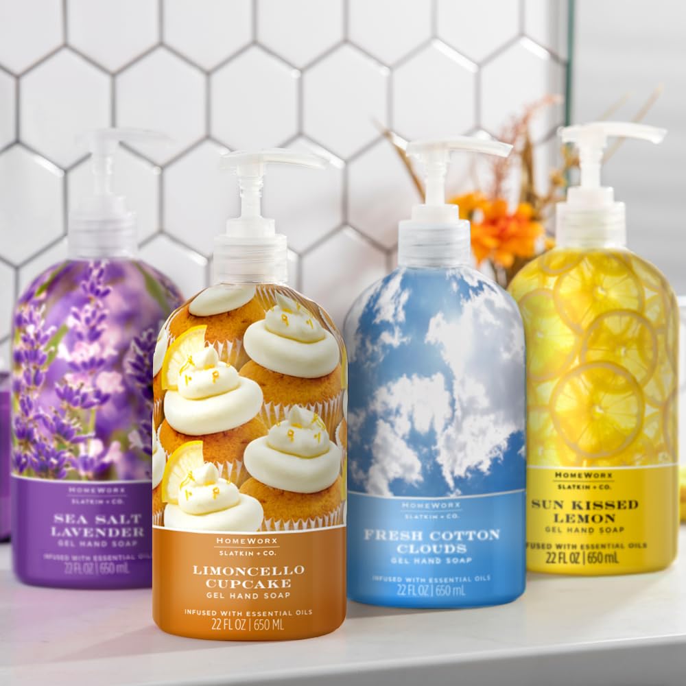 Homeworx Spun Vanilla Sugar decorative label complements modern bathrooms and stylish decor.