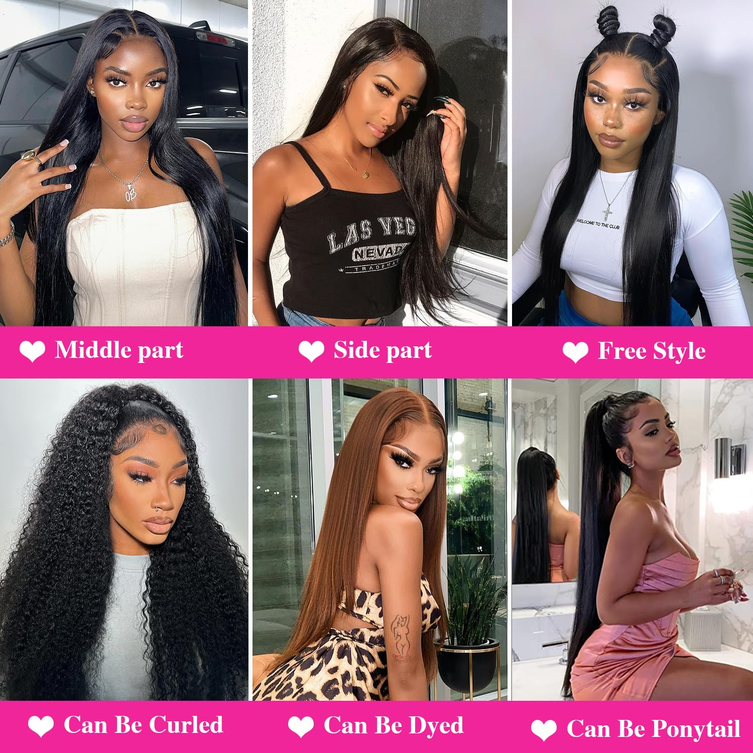 Homgoss U Part Wig easy application no lace needed for quick styling.