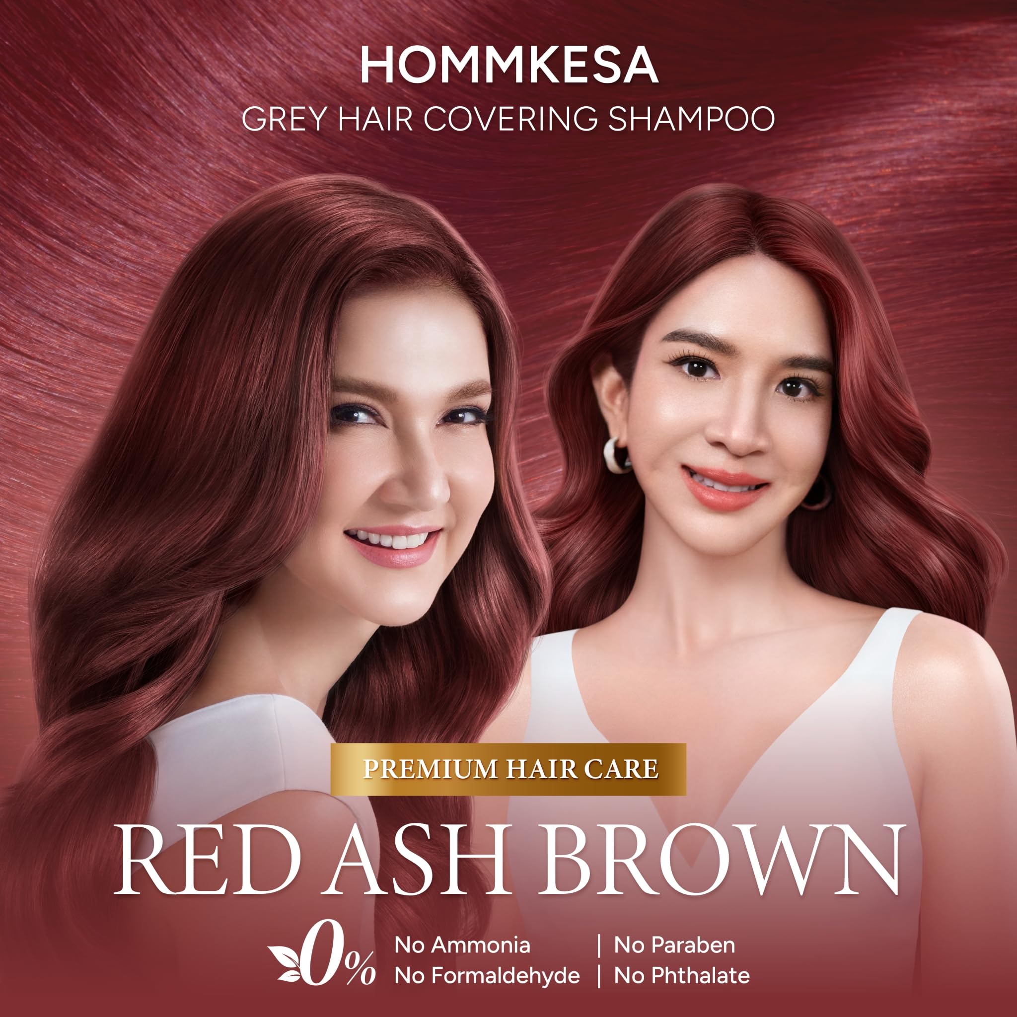 Hommkesa Thai Herb Complex and natural extracts provide a gentler tint
