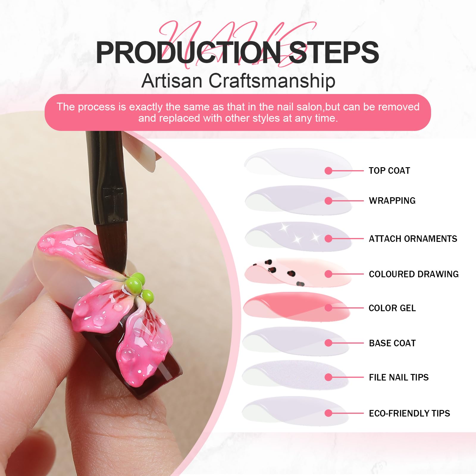 Homsera fresh luminous details elevate spring events with radiant accent nails