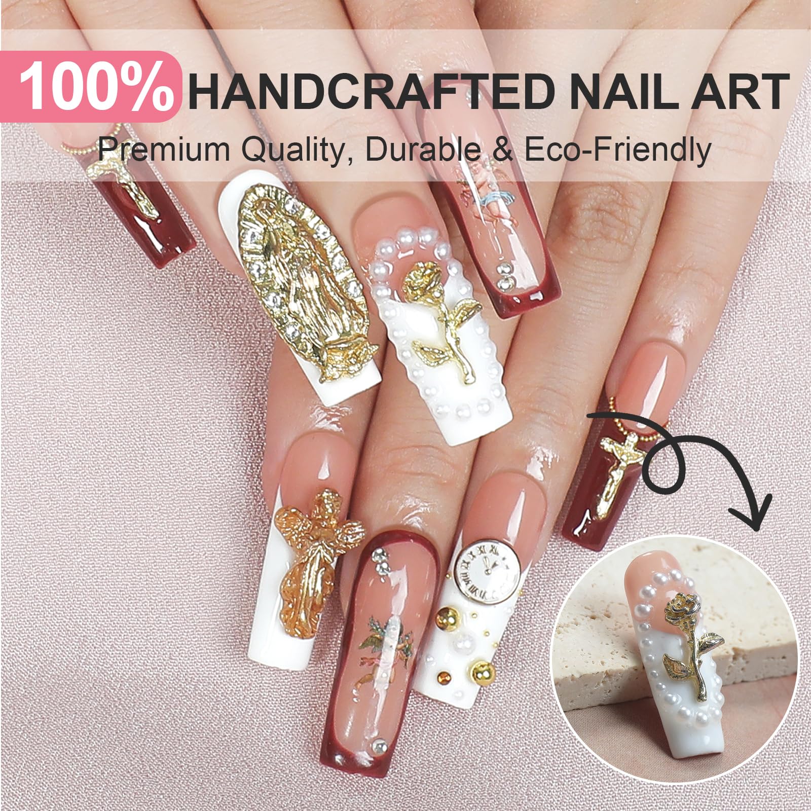 Homsera press-on nails easy application for quick, flawless manicures