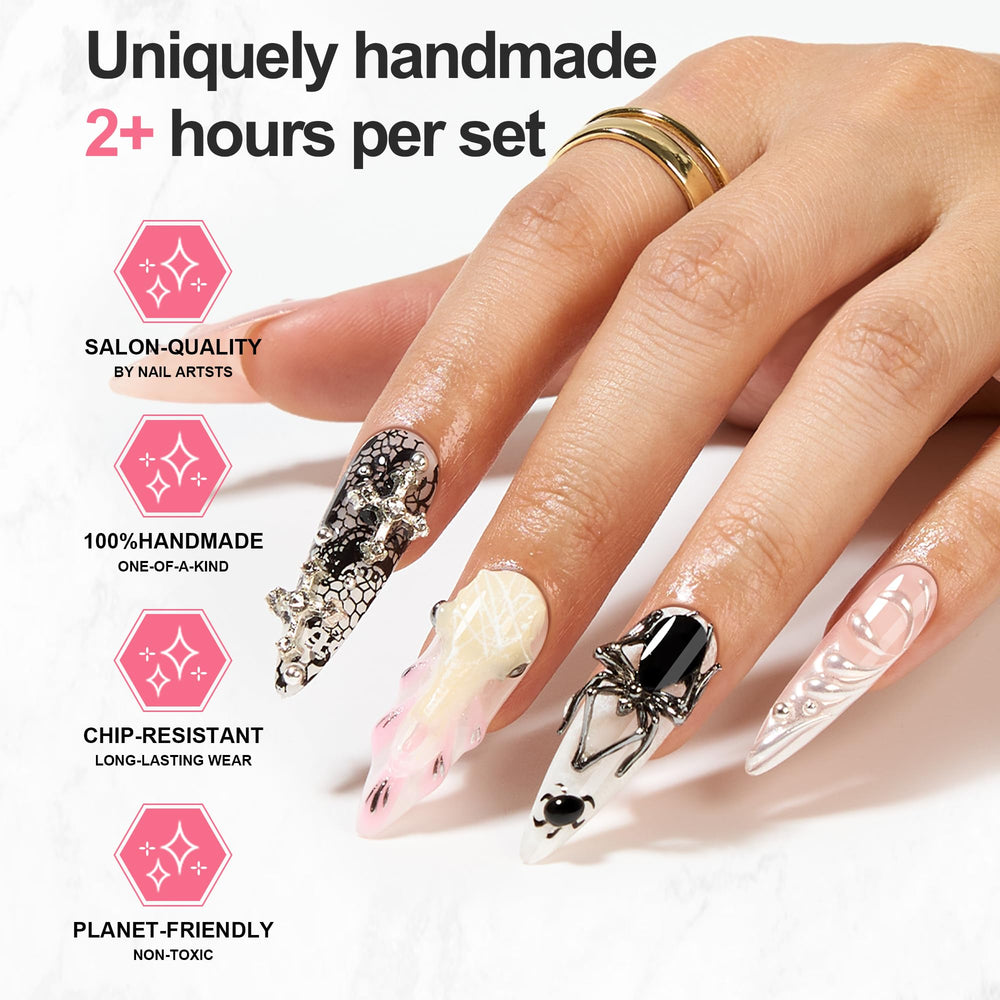 Salon-quality at-home manicure with Homsera press-on nails