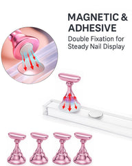 HomTop magnetic nail holder keeps tips secure for easy placement