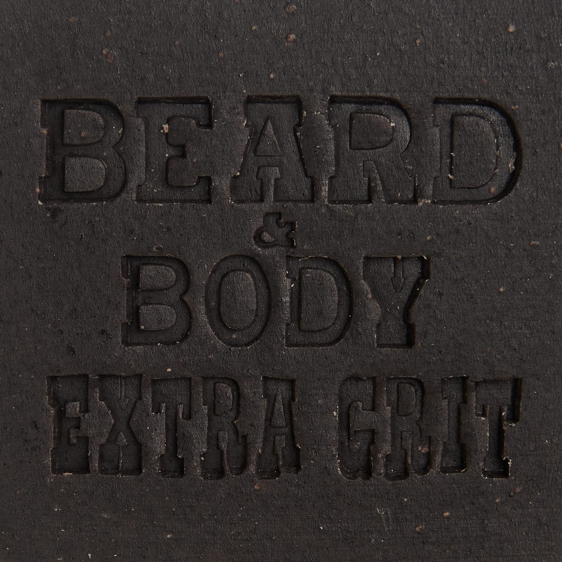 Honest Amish beard soap Extra Grit in rich lather for cleansing
