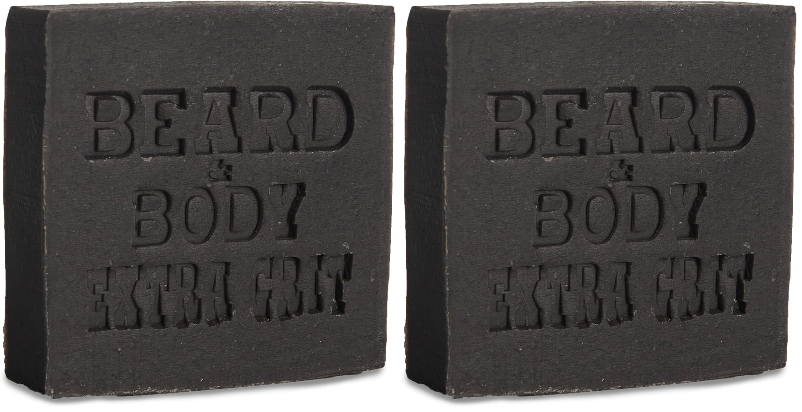Honest Amish Beard and Body Soap Extra Grit two-pack ready for exfoliation