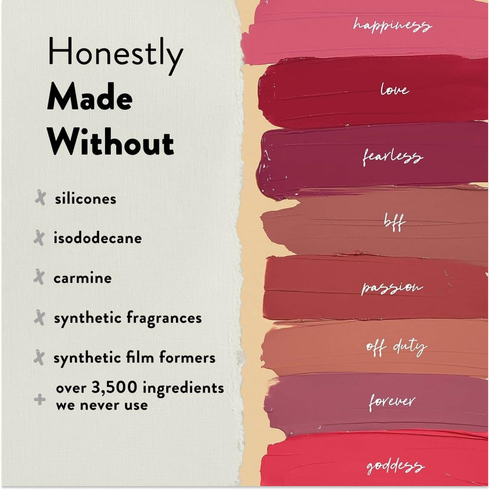 Honest Beauty Hydrating Liquid Lipstick EWG Verified logo on packaging.